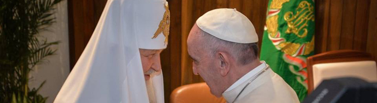 Papa e patriarca de Moscovo denunciam perseguições religiosas e terrorismo