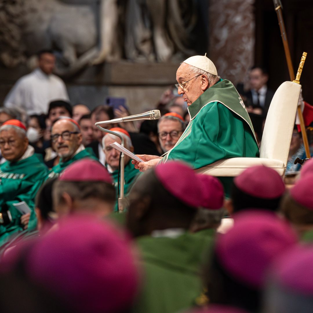 Homilia: «O nosso princípio e fundamento é amar», lembra o Papa