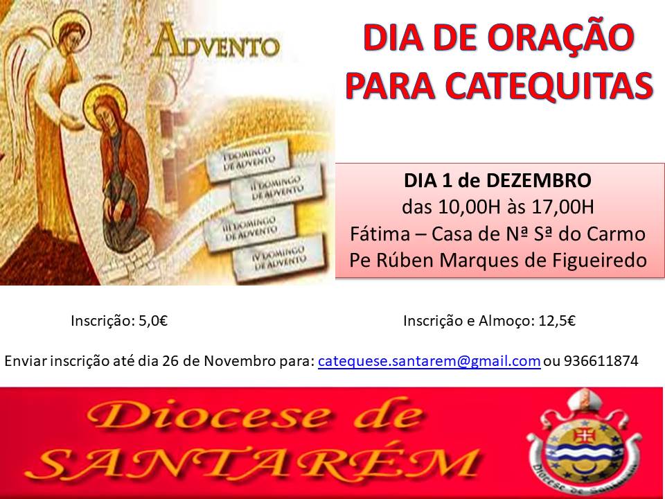 Santarém: Dia de oração para catequistas