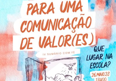 Braga: A «comunicação de valores» na escola é tema do «IV Sumário com fé»
