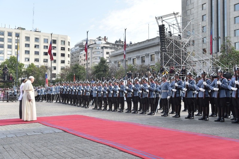Chile: Discurso do Papa às autoridades e corpo diplomático
