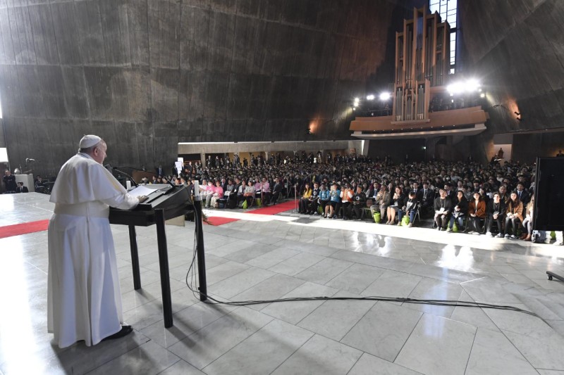 Encontro do Papa com Jovens em Tóquio