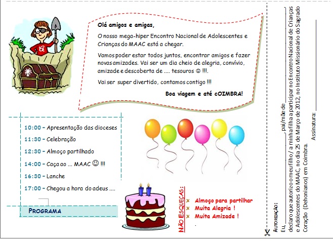 Convite ENCA 2012 (autorização)