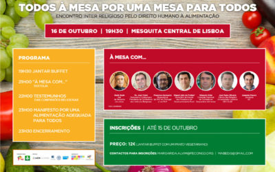 Todos à mesa por uma Mesa para todos